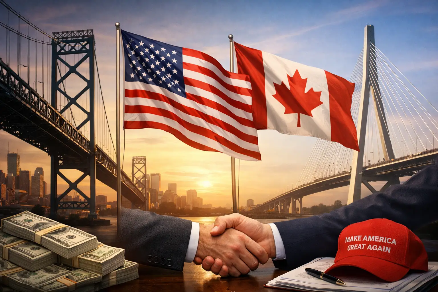US-Botschafter bestreitet Spenden verzögerten Gordie Howe Bridge Eröffnung