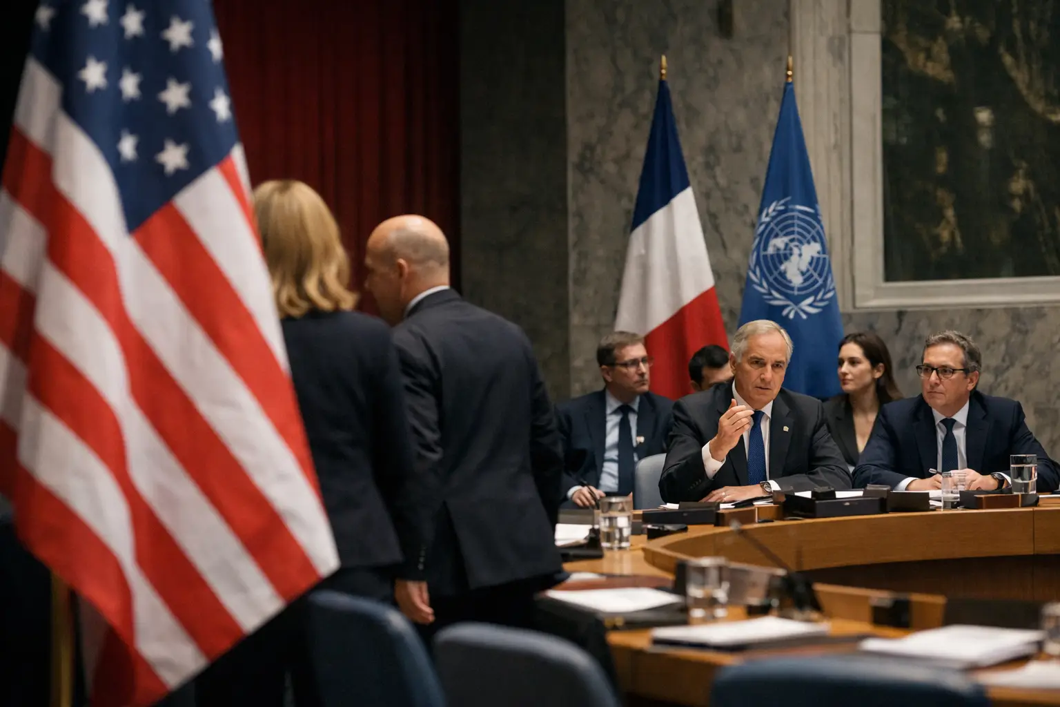 USA verlassen UN-Sitzung nach Kritik an Menschenrechten durch Frankreich