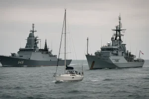 Verbindung zur Schattenflotte?: Russische Fregatte feuert im Ärmelkanal Warnschüsse ab