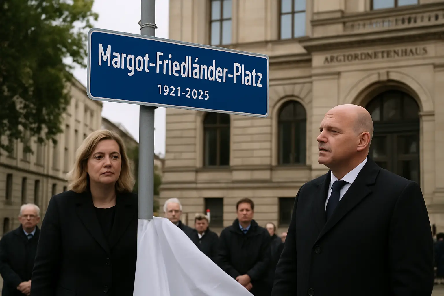 Vermächtnis "jeden Tag sichtbar": Berlin benennt Platz vor Abgeordnetenhaus nach Margot Friedländer
