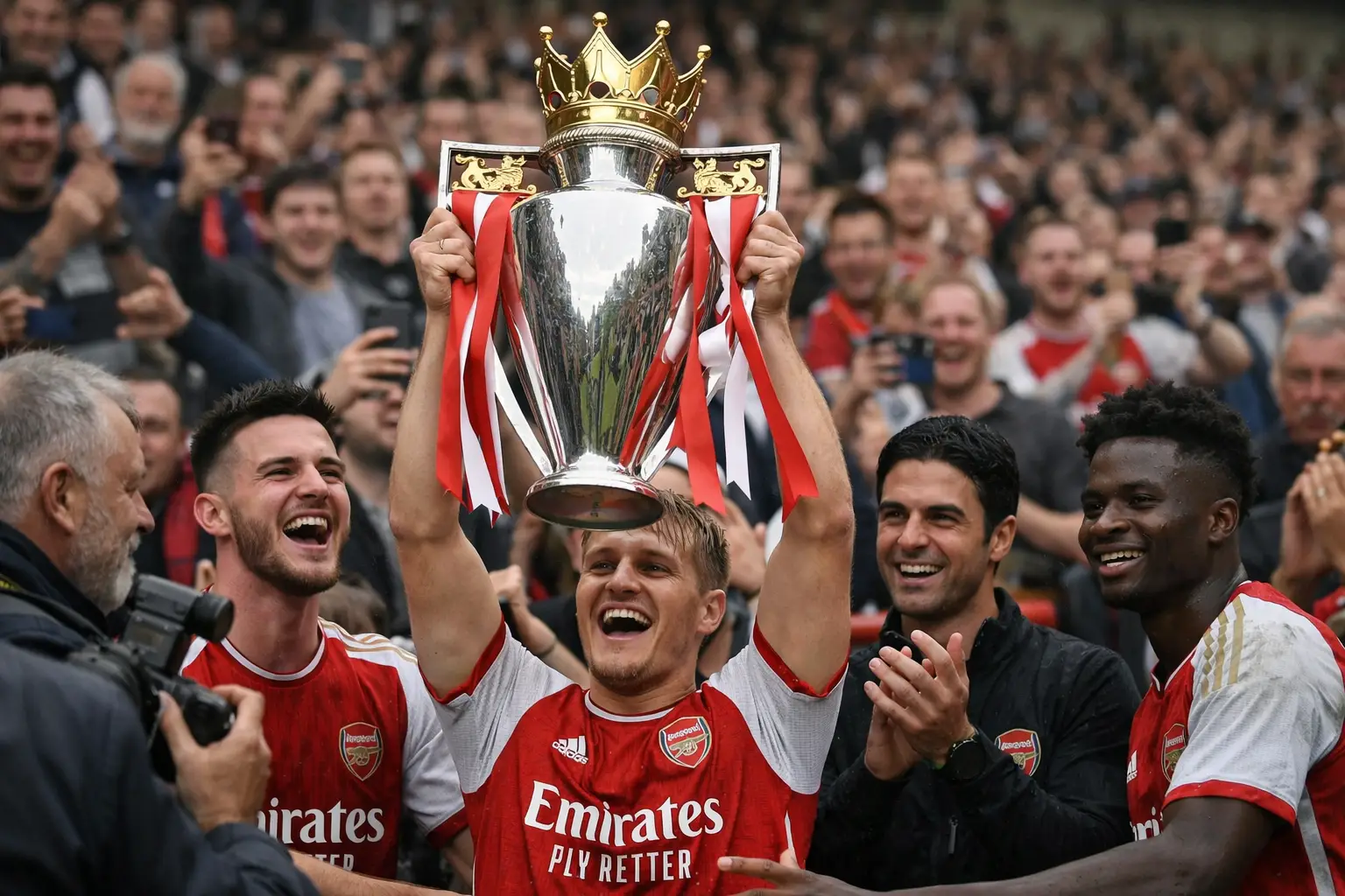 Wann hebt Arsenal die Premier League-Trophäe bei Titelgewinn heute?