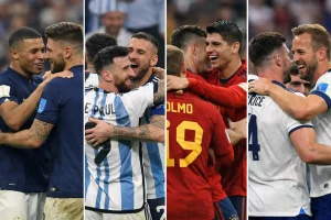 Wann waren alle vier WM-Halbfinalisten die Top Vier der FIFA-Rangliste?