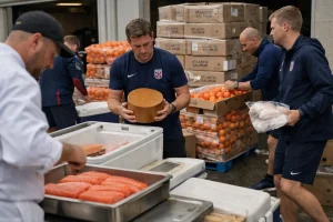 Warum Norwegen über 1.000 kg Lebensmittel zur WM in den USA brachte
