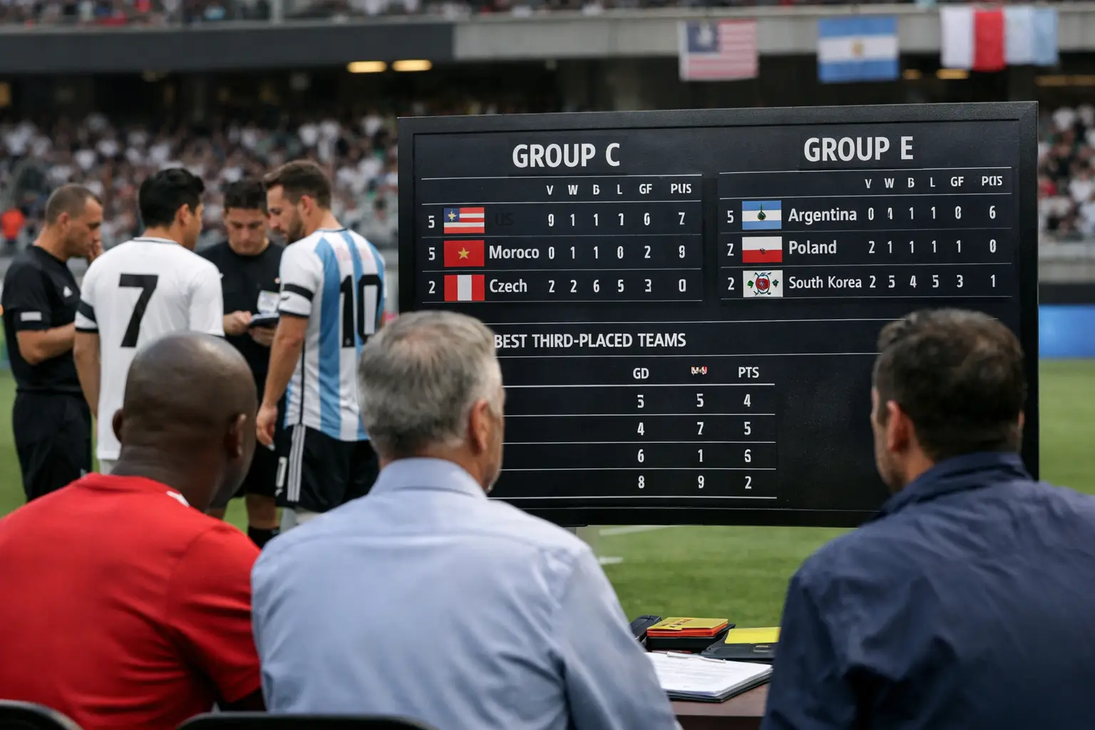 Was passiert, wenn Teams in der Gruppenphase der WM gleich viele Punkte haben?