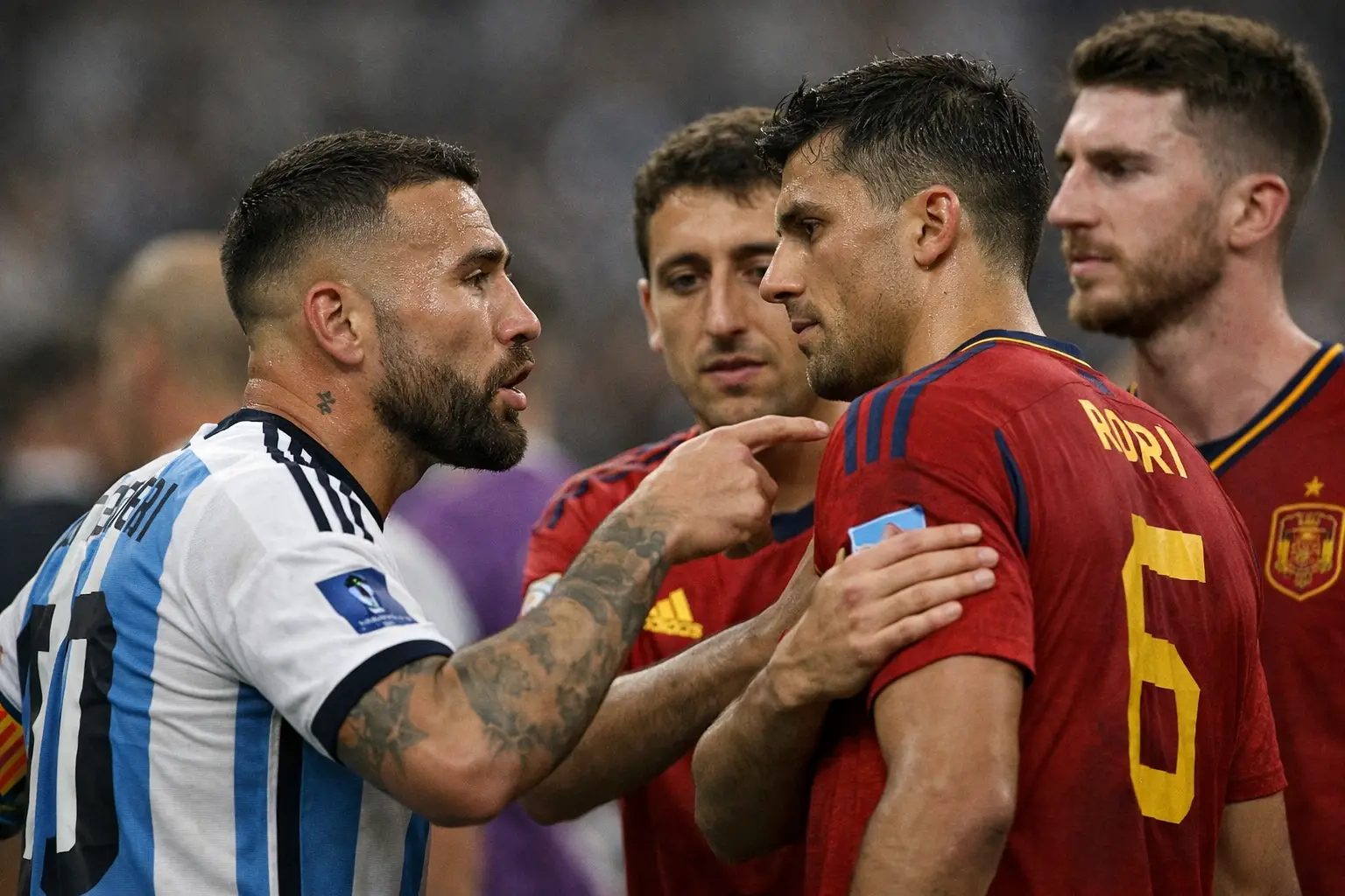 Was sagte Nicolás Otamendi zu Rodri nach dem WM-Finale 2026? Der komplette Austausch