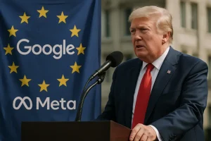Wegen Digitalsteuer-Plänen: Trump droht europäischen Ländern mit 100-Prozent-Zoll