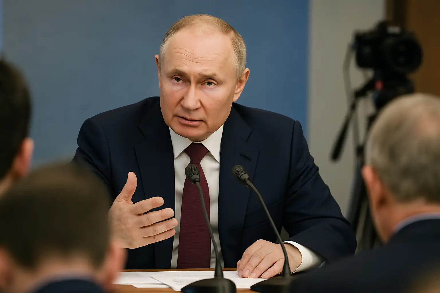 Weiter liebäugeln mit Schröder: Putin gibt sich in St. Petersburg siegesgewiss