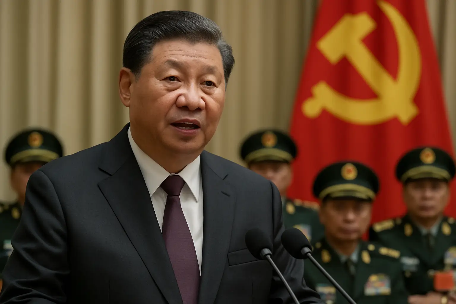 Weitere Minister vor dem Fall?: Xi droht Taiwan - und will "Korruption bekämpfen"