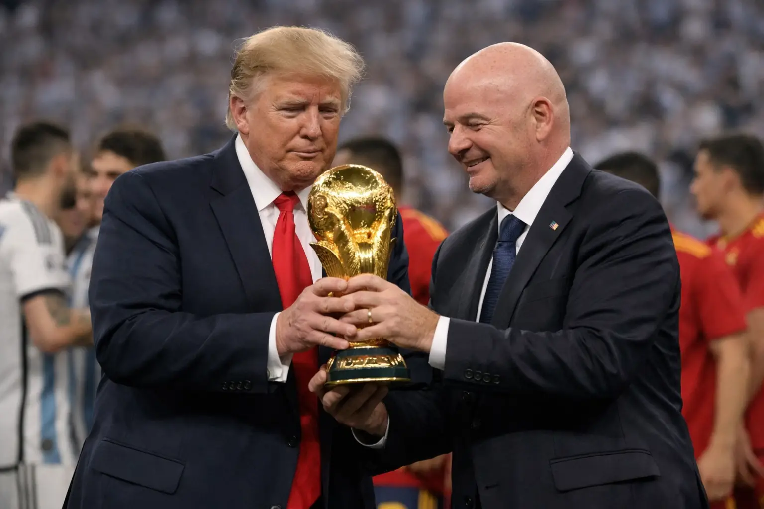 Wird Trump beim WM-Finale 2026 zwischen Spanien und Argentinien dabei sein?