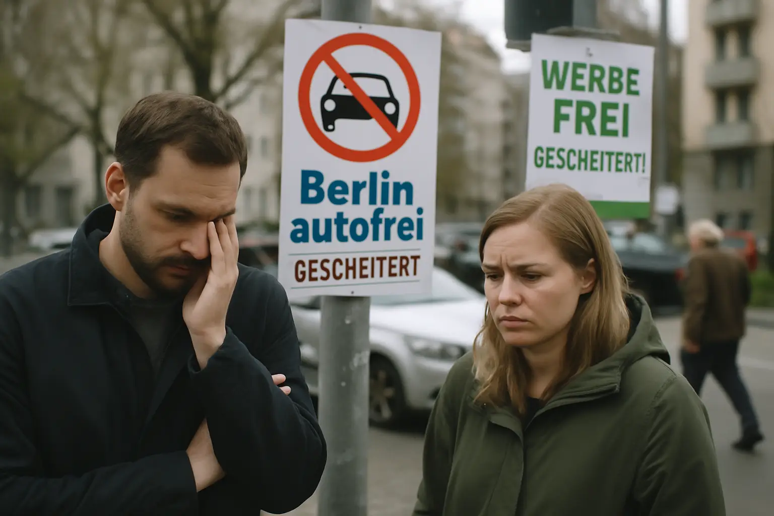 Zu wenige Unterstützer: Berliner Volksbegehren "autofrei" und "werbefrei" scheitern