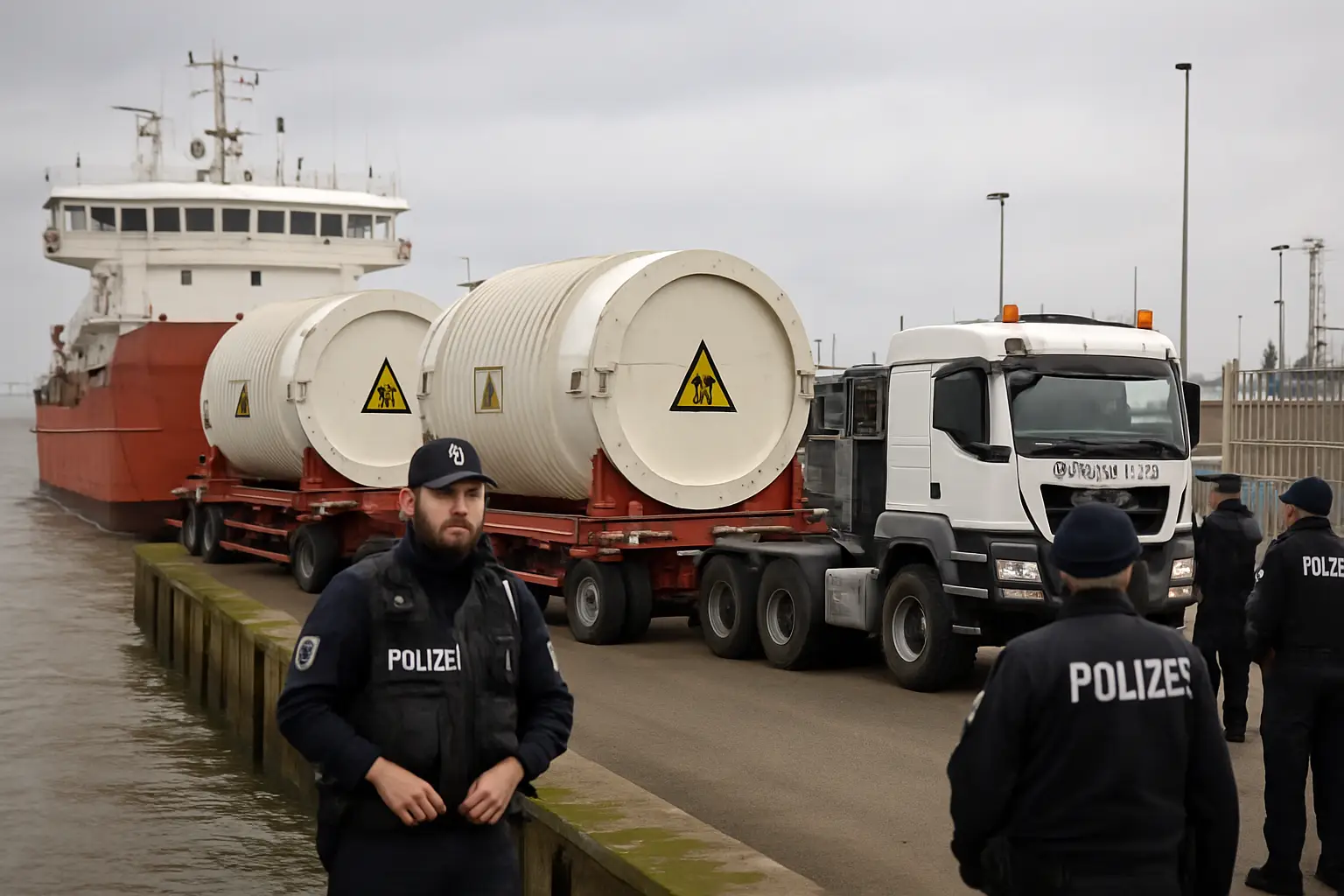 Zwischenlagerung in Brokdorf: Letzter Atommüll aus Sellafield zurück in Deutschland